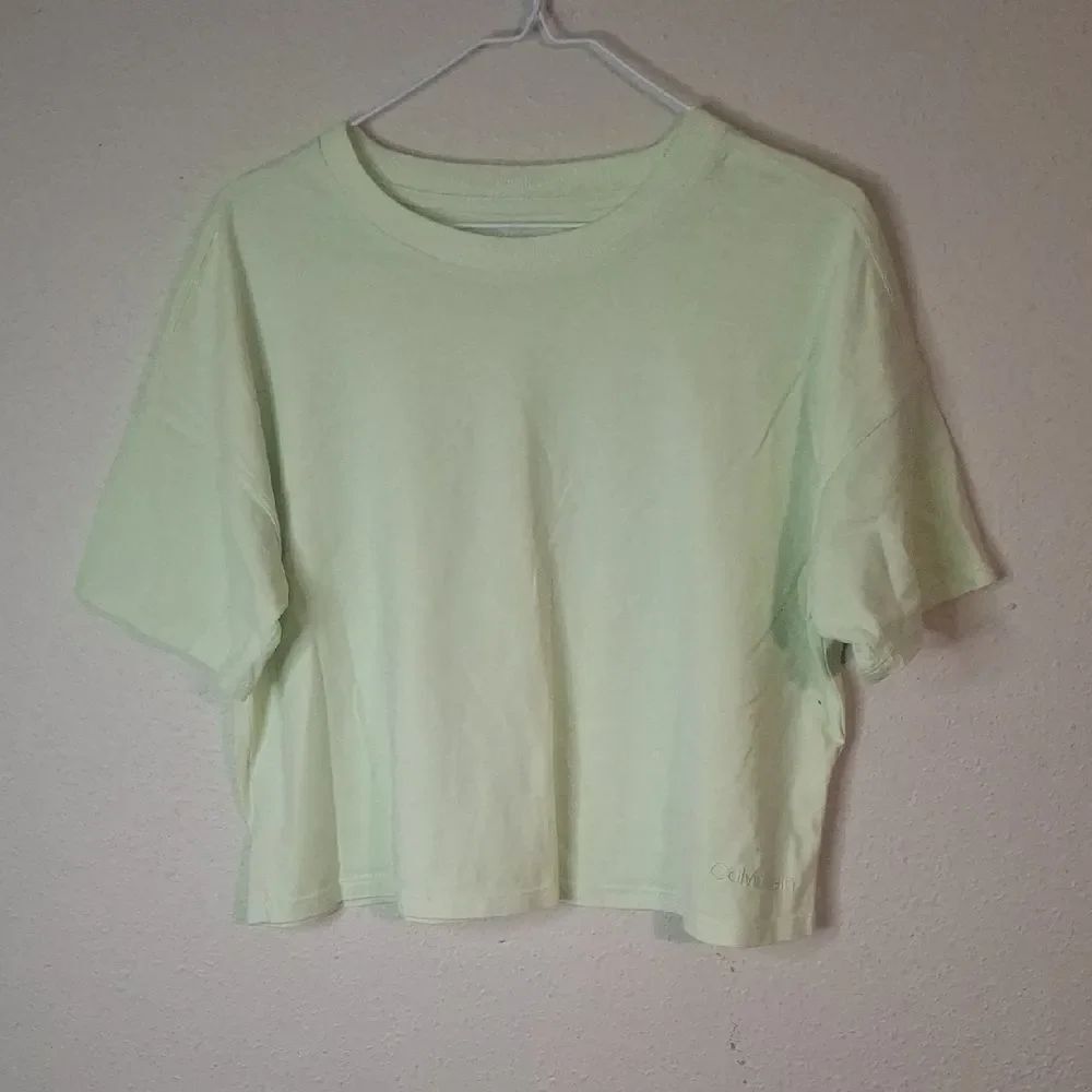 Calvin Klein Mint Green Crop Top